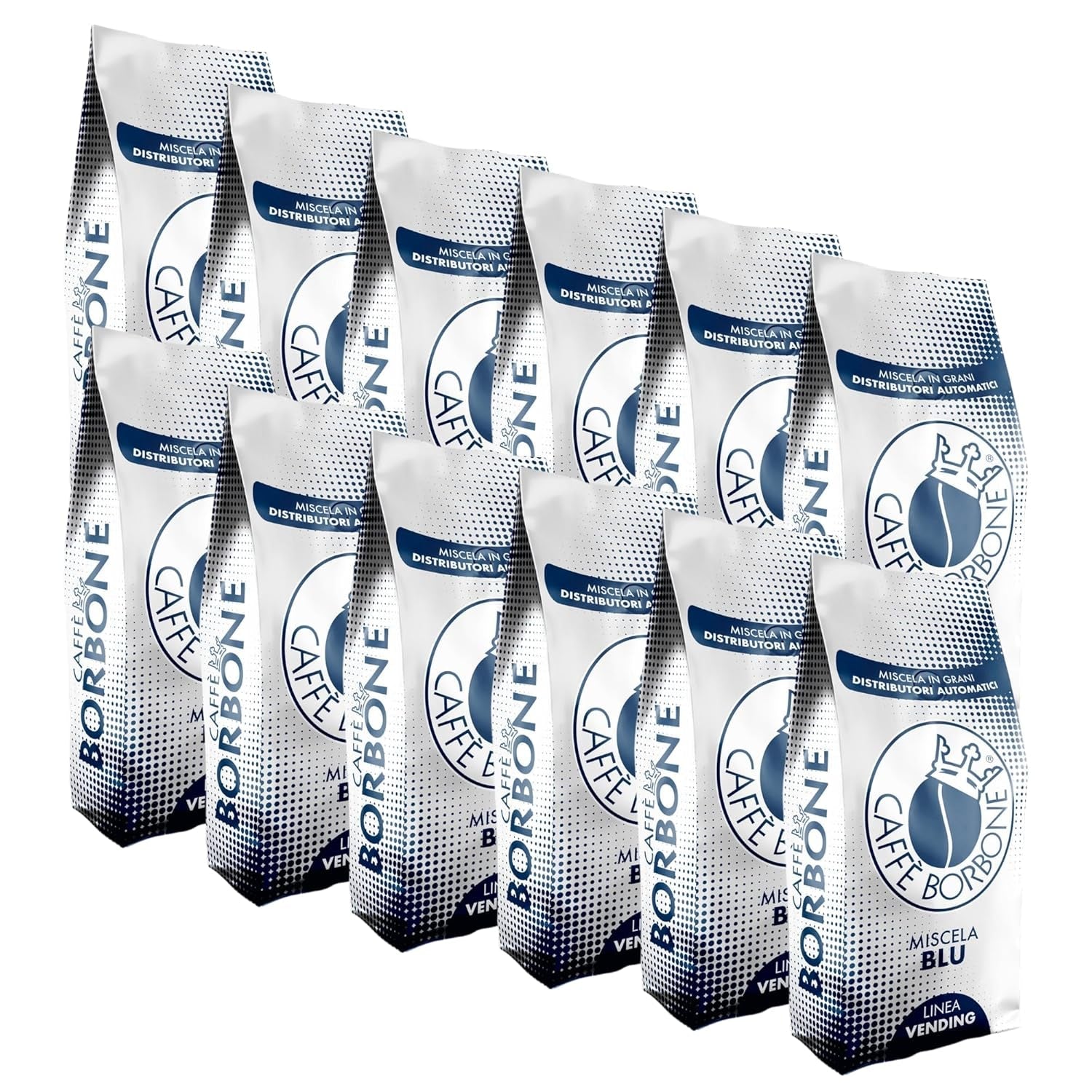 Kaffebönor BLÅ Blend Borbone VENDING 1 kg x 12