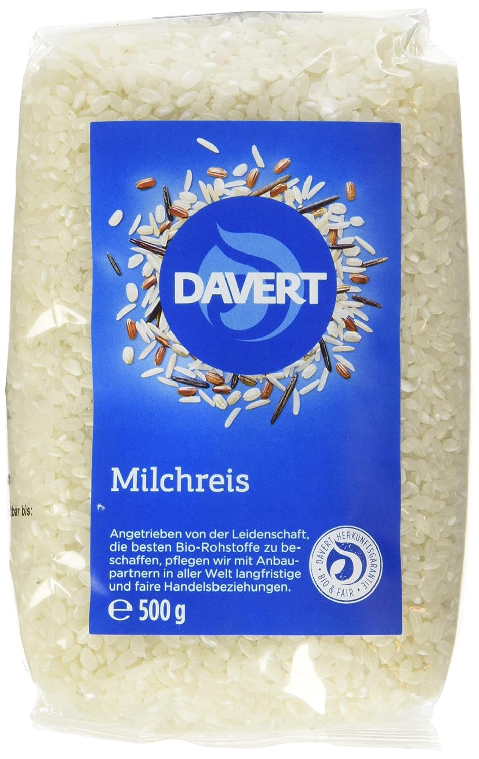 Davert rispudding (1 x 500 g) - Bio