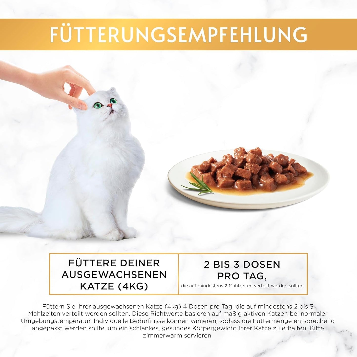 Gourmet, mjuka bitar av guld i grönsakssås Kalv- och grönsaksmat för våt kattmat, 12 st (12 x 85 g)