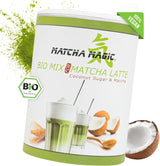 Matchamagic - Ekologiskt matcha lattepulver från Japan med kokosblomsocker för ett utsökt te
