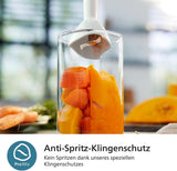 Philips 5000-Serie Stabmixer - 1200W Leistung. Promix-teknik. Led Geschwindigkeitsanzeiger. Stufenlose Geschwindigkeitseinstellung. Kompakt design. Leicht Zu Reinigen. Schwarz (HR2681/00) Kitchen Naty Shop