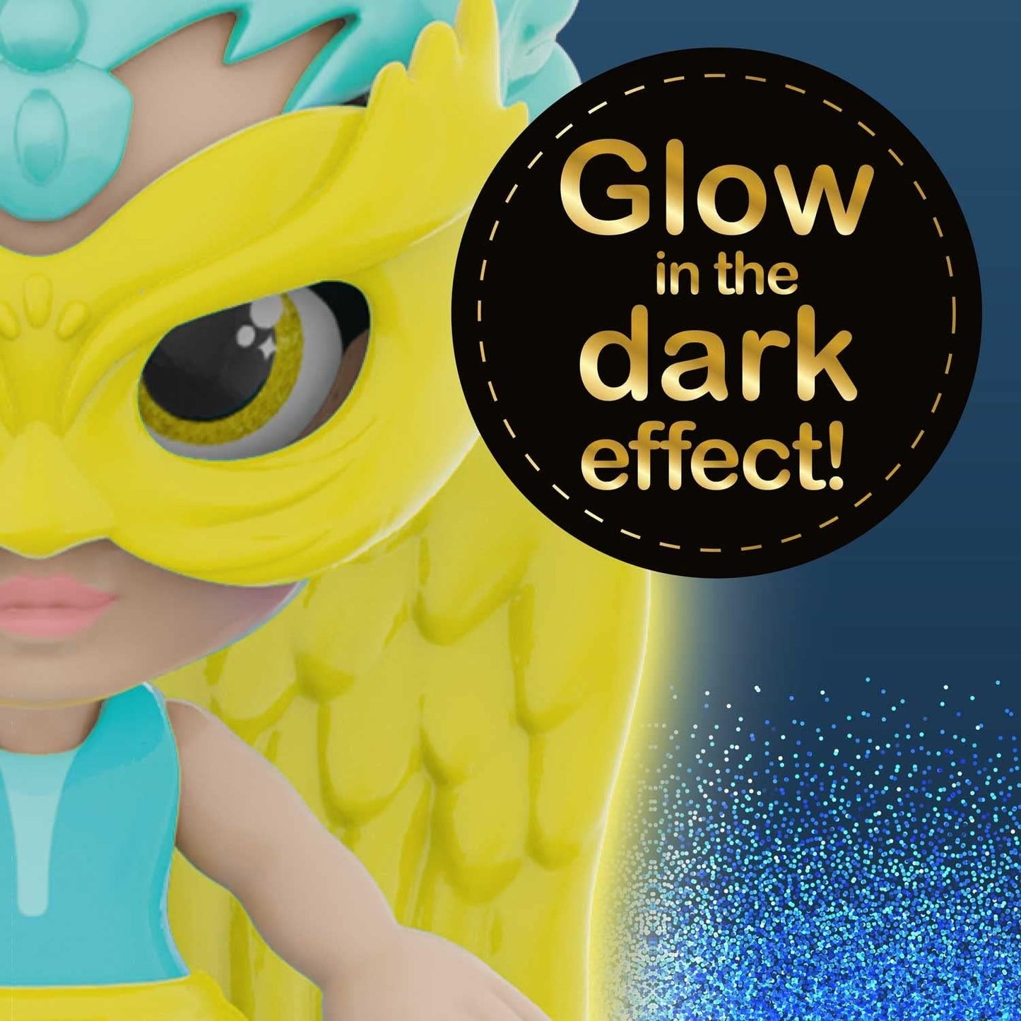 Galenskapens älva i min ficka | Fairy Doll with Wings, Samlar Fairy Toy med specialeffekter som glitter, Glow in the Dark och Color Changing
