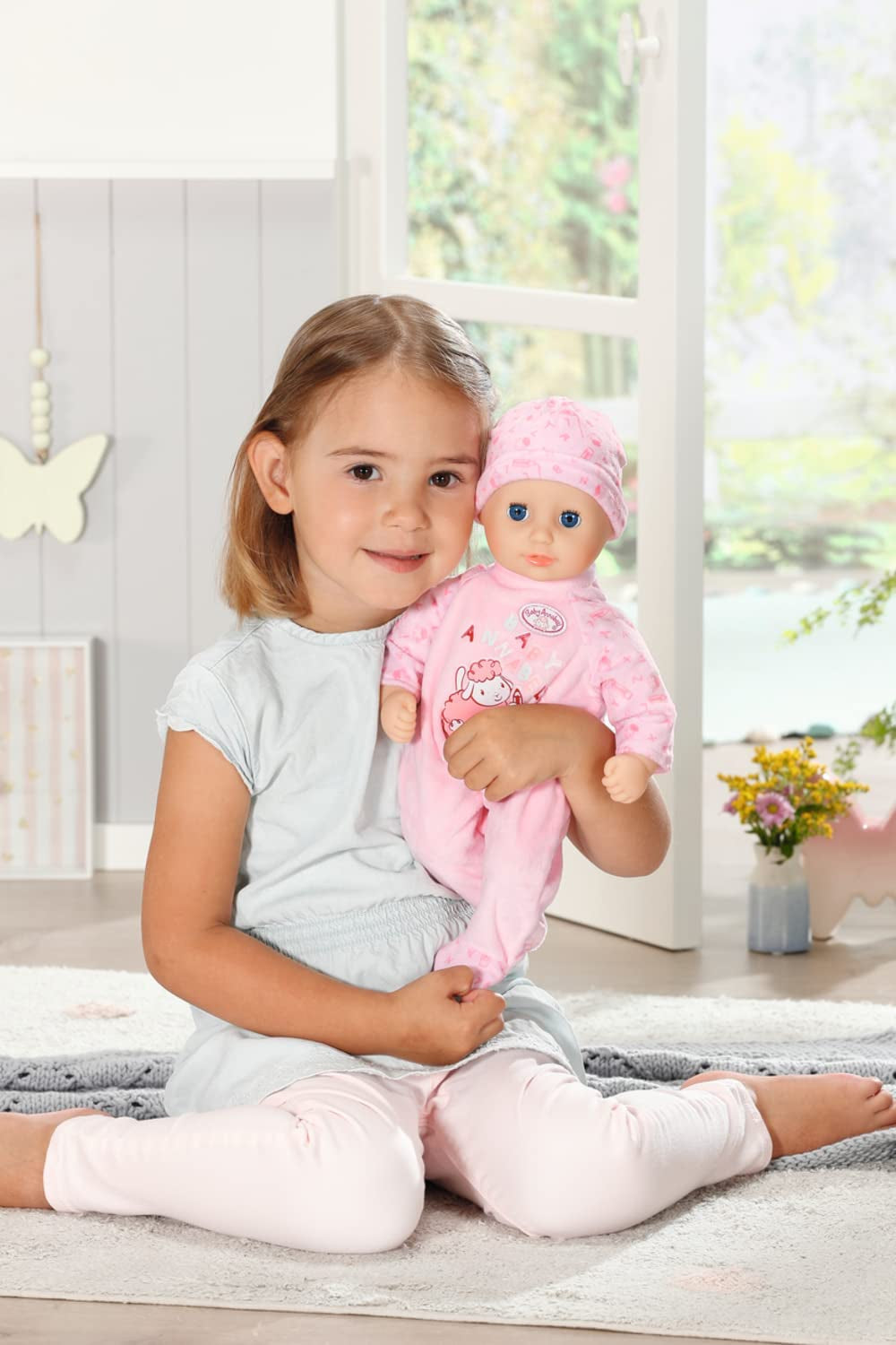 Annabell Little Annabell mjuk docka 36cm, med tygkropp och sömniga ögon, 36cm, 709870 Zapf Creation