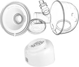 Enkel elektrisk bröstmjölkspump LIONELO Fidi Free 180 ml, bärbar pump med 2 faser, energisparande 9 nivåer, 3 storlekar av silikontrattar Timer Tillbehör Mat och amning Bebe Naty Shop
