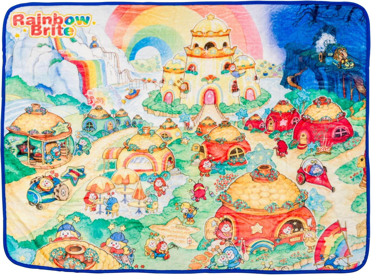 Silver Buffalo Garfield hängande filt, fleece, 114,3 X 152,4 cm Sängar och filtar Silver Buffalo Rainbow Brite Rainbowland