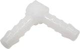 Original NORMA® slangkoppling, POM NORMAPLAST vinkel (6 mm)