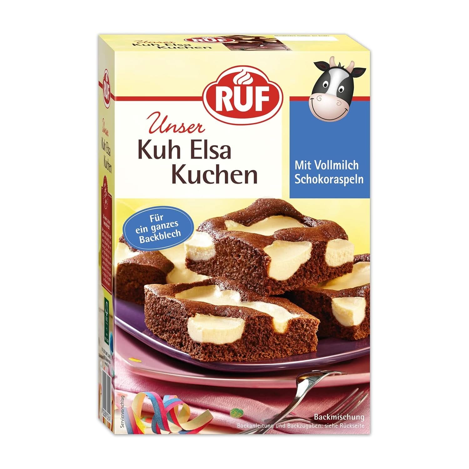RUF Tårtmix, olika färger Glazes and Decor Naty Shop 775 gram Elsa tårta