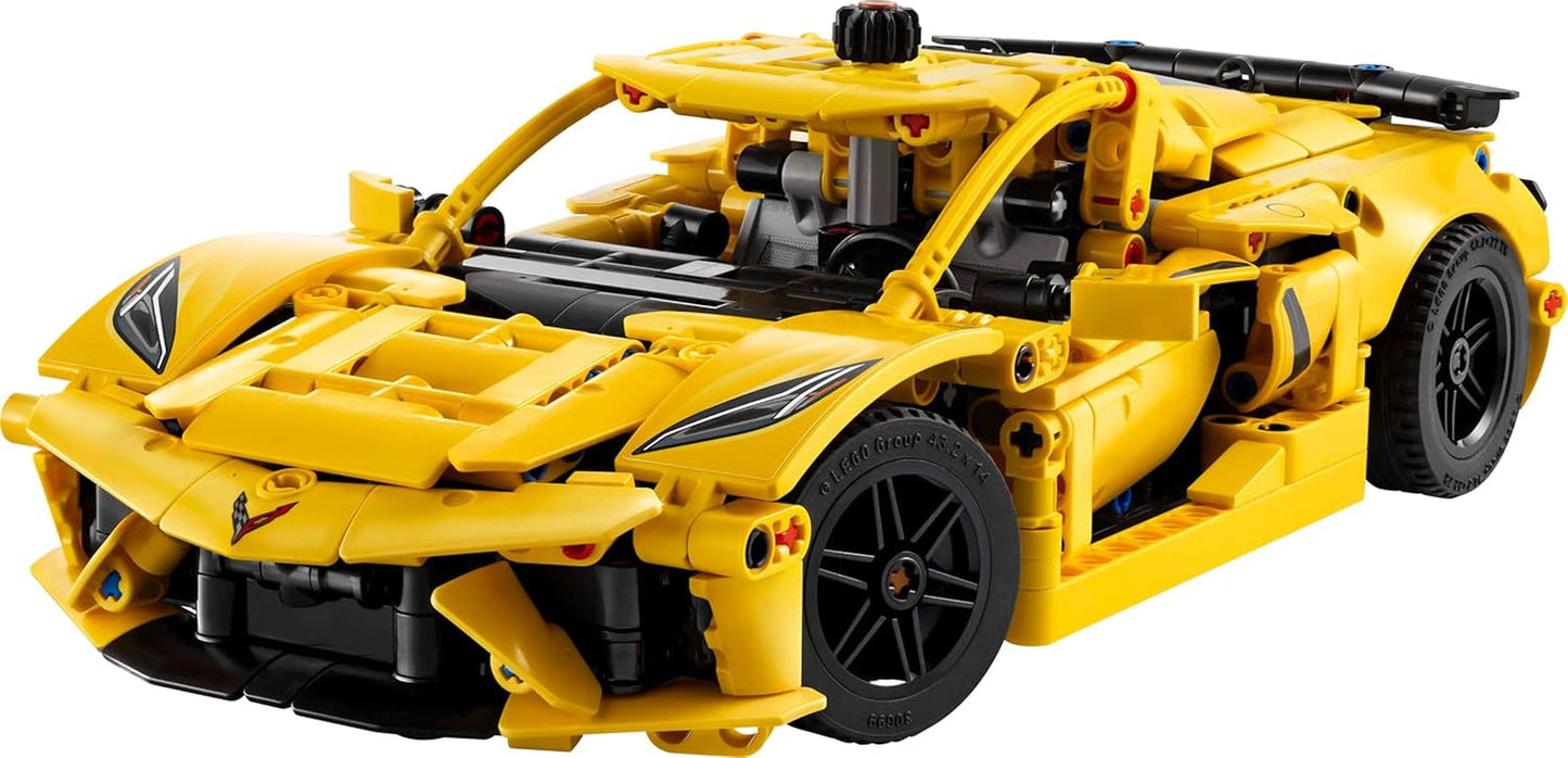 LEGO Technic Chevrolet Corvette Stingray - Samlarbyggeleksak - Leksakssportbil - Bilmodell - Present till 9-åriga pojkar och flickor som älskar leksaksbilar 42205 Byggset Besuche den LEGO-Store