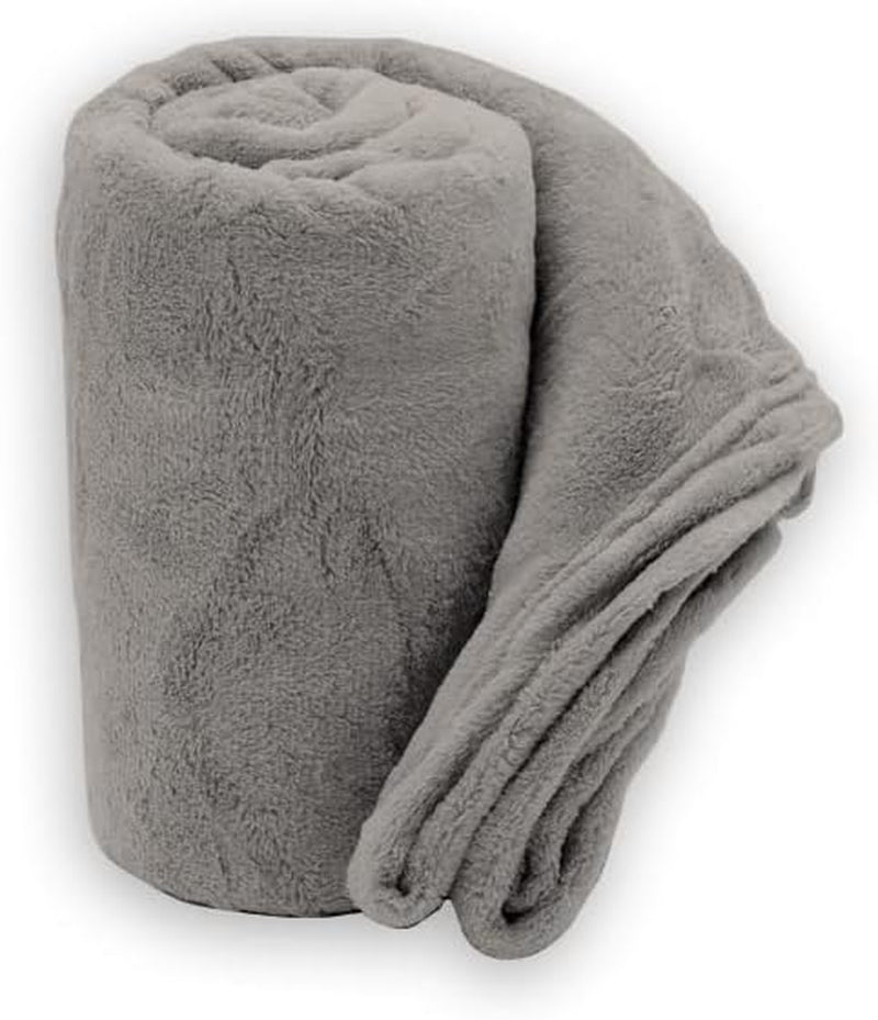 Mjuk filt | Pläd | Soft Touch | 130 X 160 cm | Pulvertäcken och täcken Naty Shop Beige 150X210