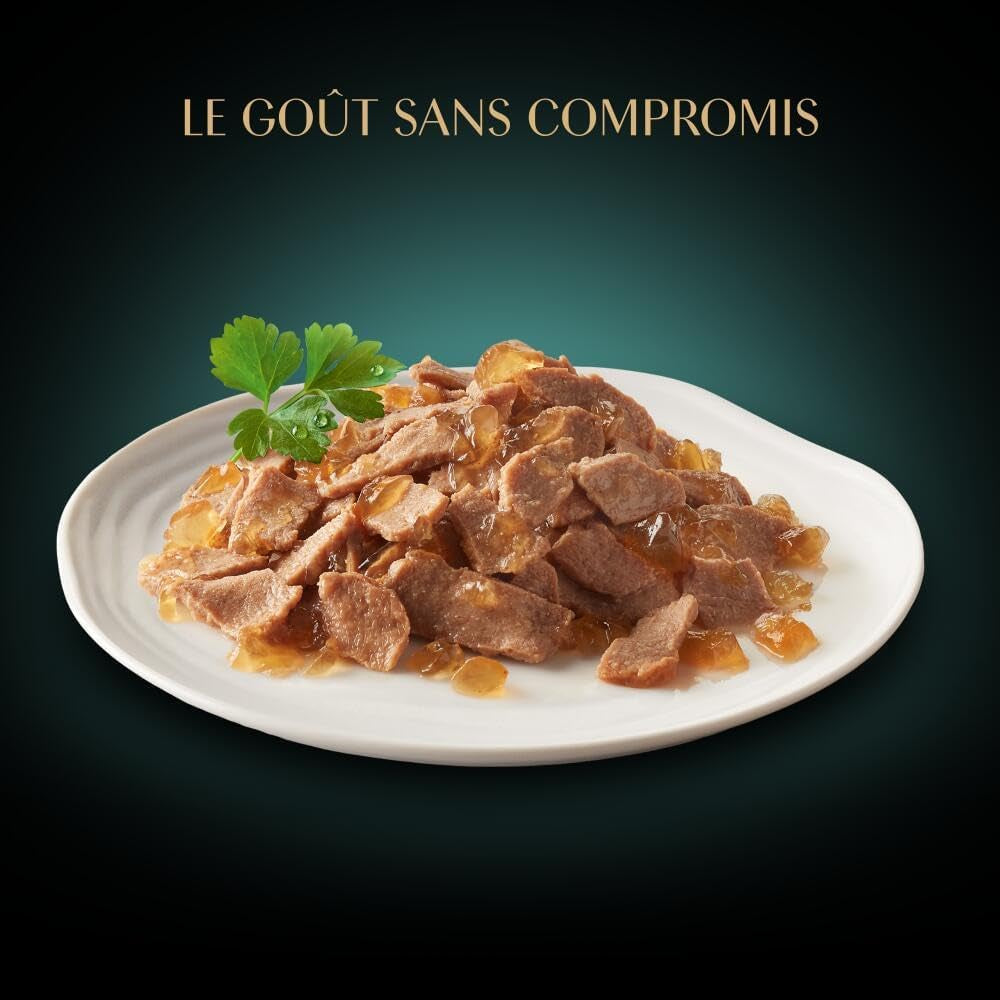 Sheba Portion Pouches Våtfoder för katter, Multipack Fresh & Fine i gelé med MSC tonfisk och lax, 6x6x50g - Hälsosamma måltider för katter med gelé
