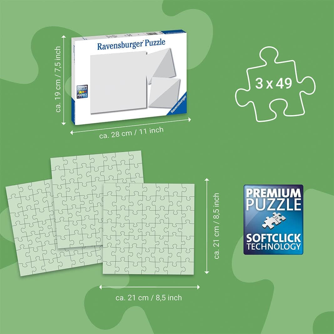 Ravensburger pussel för barn - 12000859 Förtrollande undervattensvärld - 3X49 pusselbitar för barn från 5 år Pussel Naty Shop