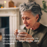 Pukka | Blandning av ekologiska smaksatta teer "Vanilla Chai" | Kanel, ingefära och vanilj | Te för en njutning med naturlig sötma | Förpackning om 1 | 20 tepåsar