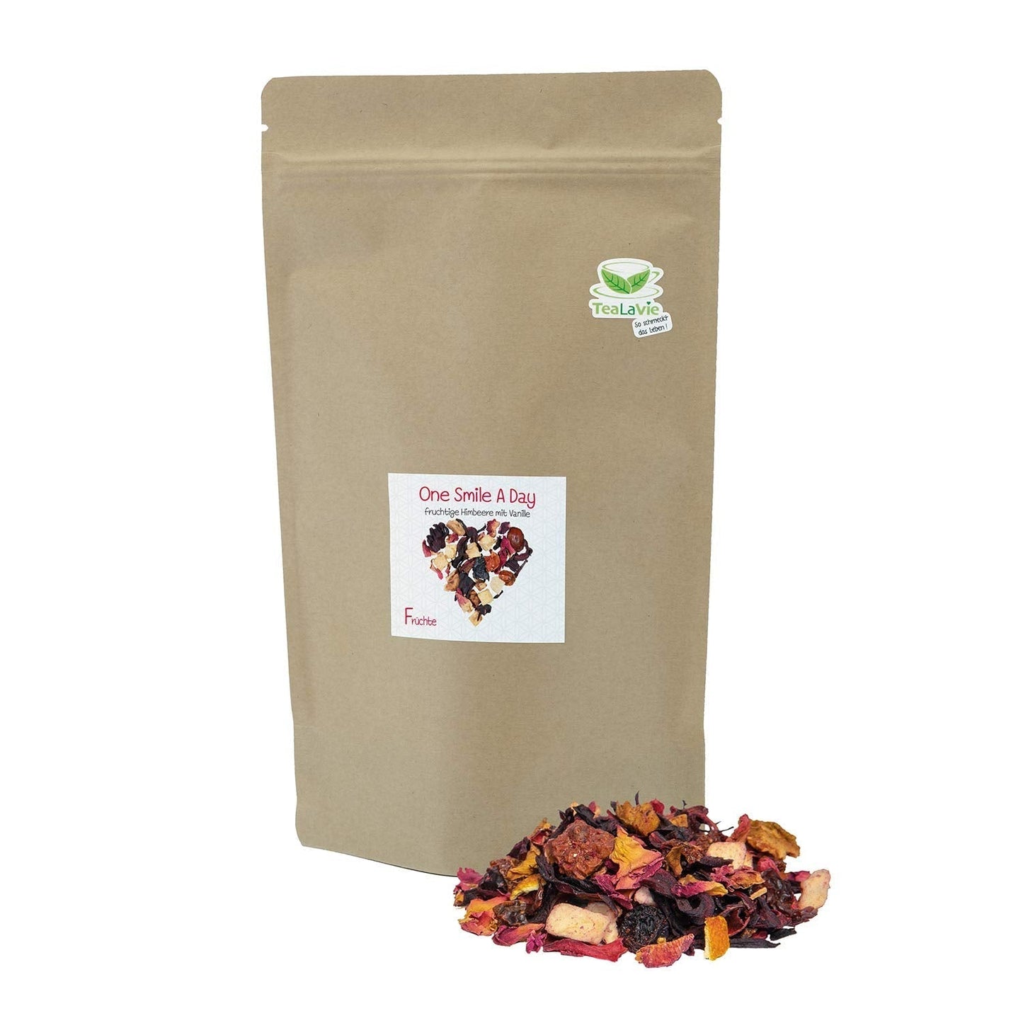 Tealavie - Te för barn utan socker - Jordgubbar och rabarber (200 g) Tealavie Frukt - Lös fruktte