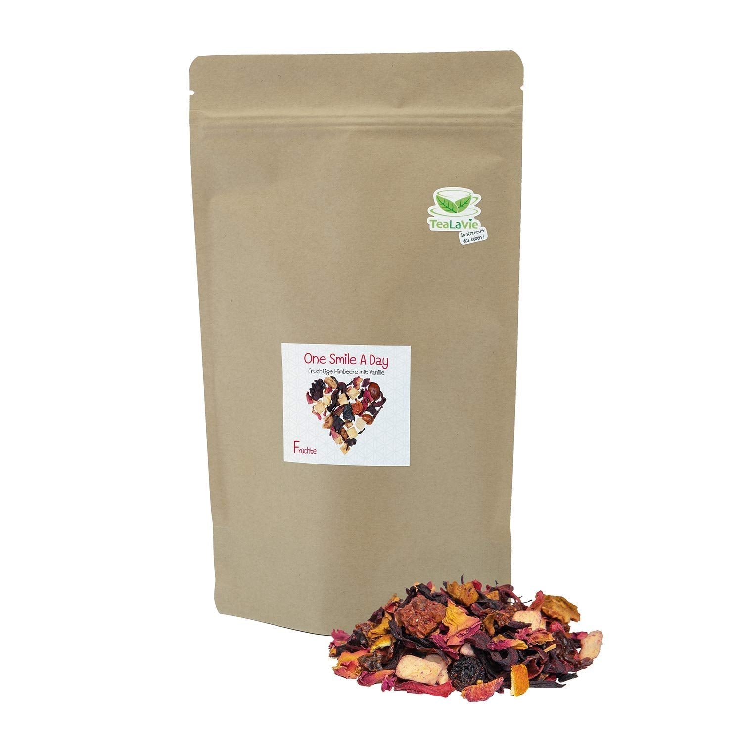 Tealavie - Te för barn utan socker - Jordgubbar och rabarber (200 g) Tealavie Frukt - Lös fruktte