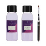 GZMAYUEN Poly Nail Gliding Solution 30ml * 2 Nail Extension Gel Flytande Poly Extension Gel - Enkel DIY Gliding Solution med borste