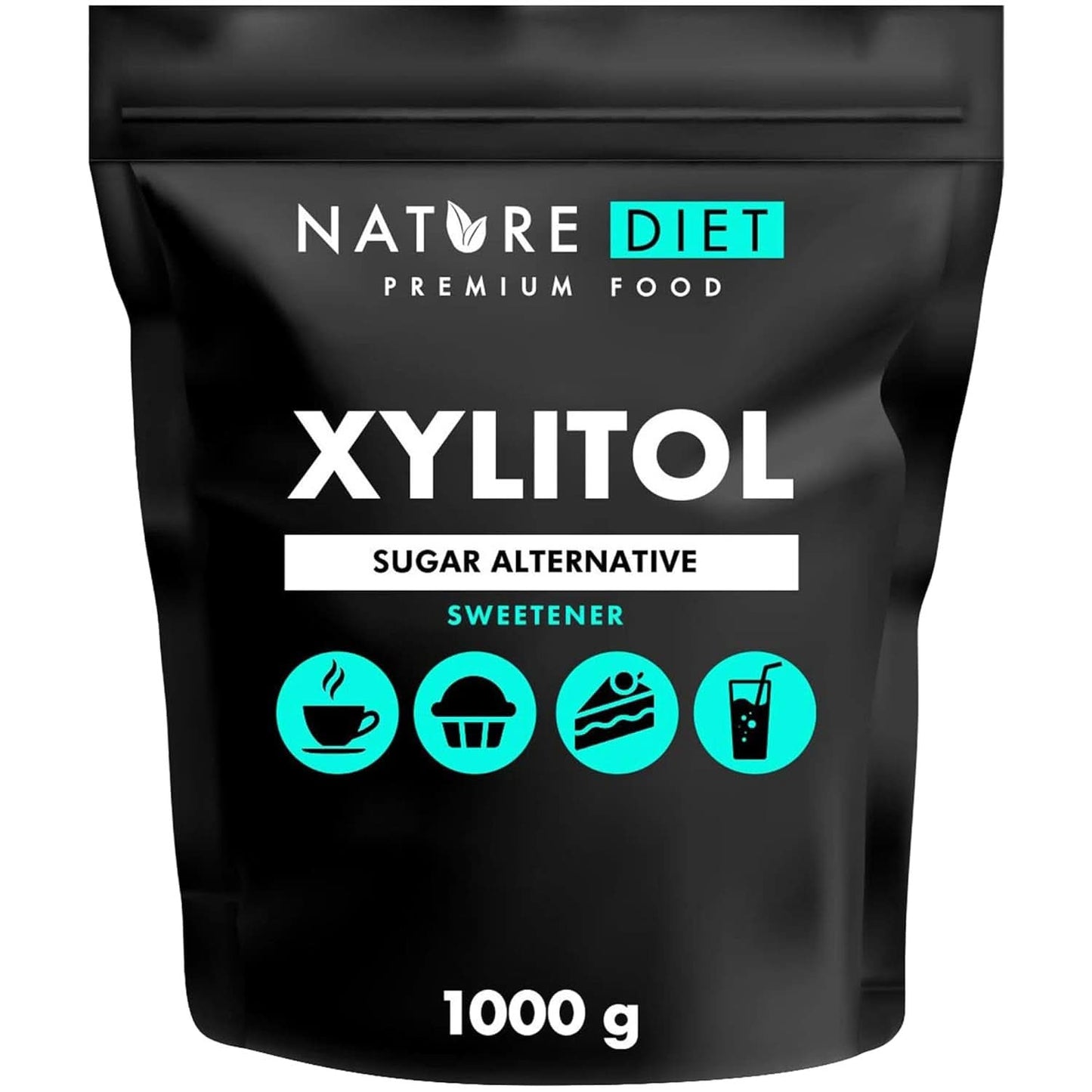 Nature Diet Xylitol, 1 kg sötningsmedel Naty Shop 1 kg (1Er Pack) Xylitol