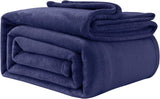 Mysig filt Fluffy fleecefilt 130 X 150 cm Sängfiltar Sofffilt Stora mjuka filtar och soffdukar för vuxna Soffplädar Varm Maskintvättbar Svart Good Nite Sängar och filtar Marinblå 230 X 270 Cm