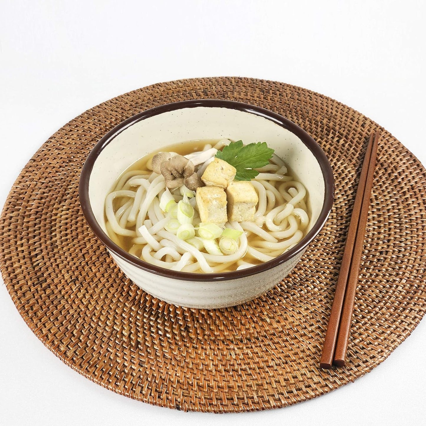 Allgroo Udon snabbnudlar - Miso, Udon soppa, kryddig, aromatisk, snabb tillagning - innehåller 3 portioner - 1 x 690 g