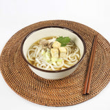 Allgroo Udon snabbnudlar - Miso, Udon soppa, kryddig, aromatisk, snabb tillagning - innehåller 3 portioner - 1 x 690 g