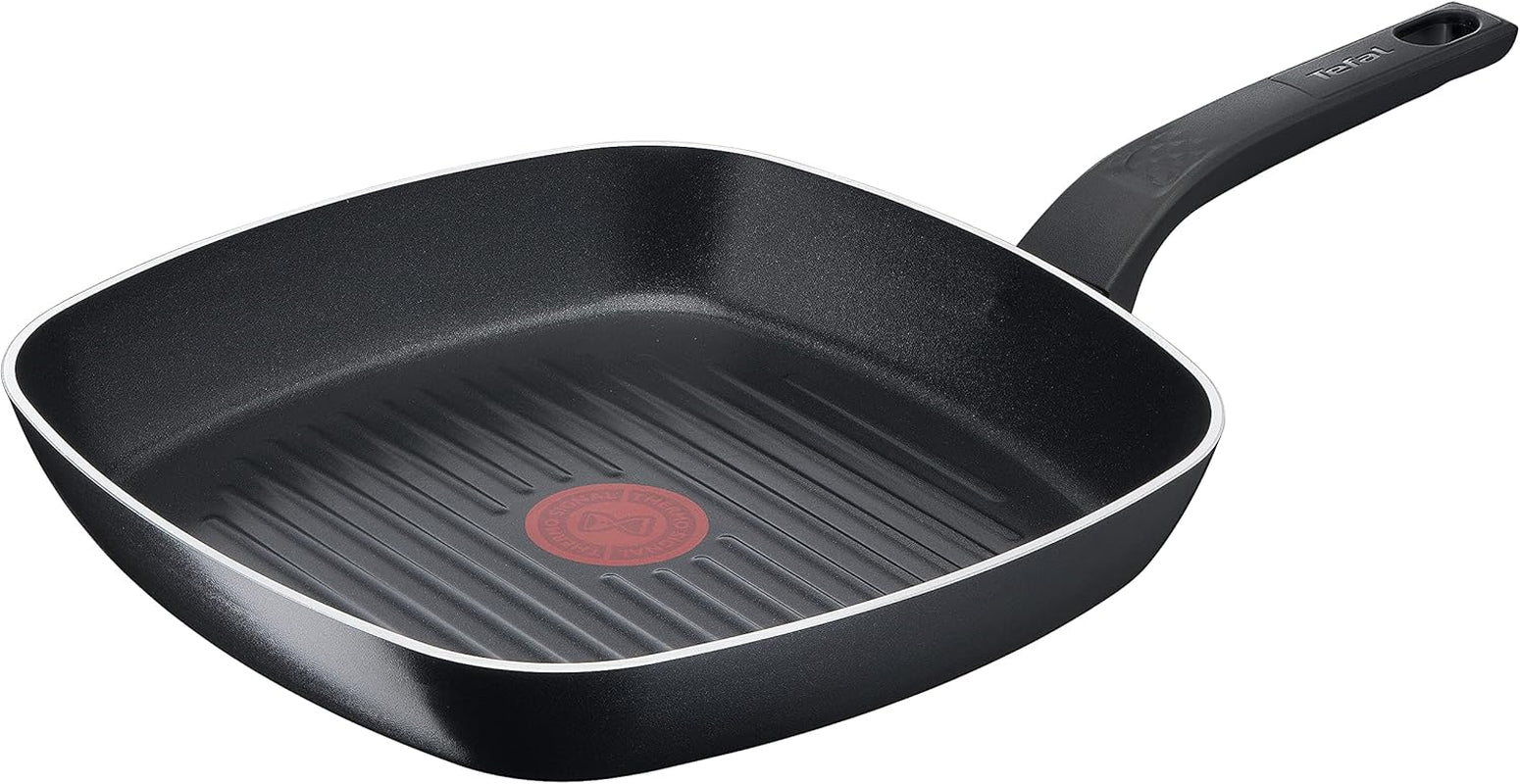 Tefal Easy Cook & Clean, non-stick beläggning, temperaturindikator, rekommenderas inte för induktion Grytor och stekpannor Naty Shop Grillpanna 26 X 26 Cm