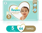 Pampers Premium Care blöjor, storlek 5, 11-18 kg, 1 förpackning (1 x 44 st)