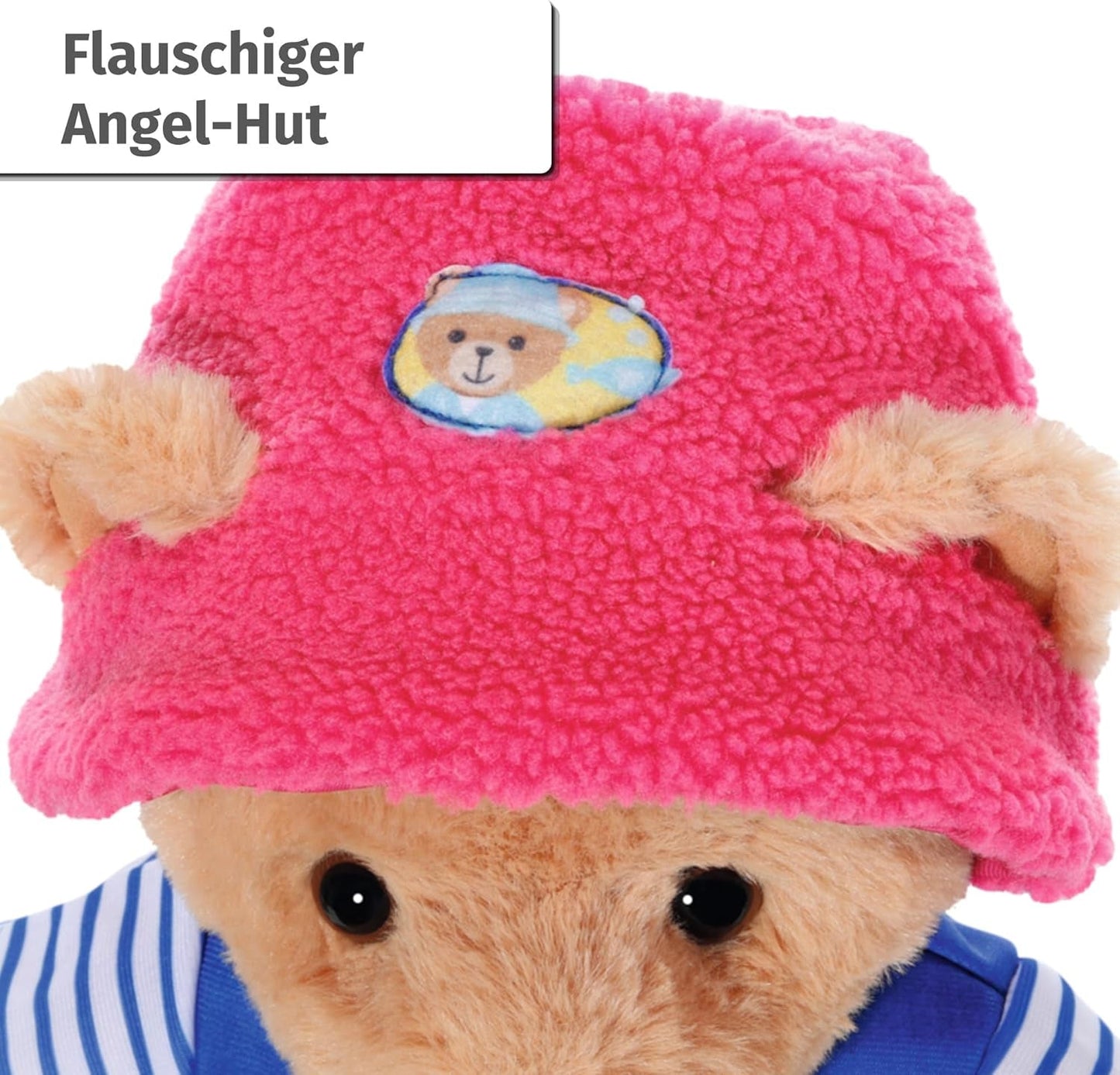 Babyfödd teddyfiskarkostym med fiskespö för 43 cm dockor och nallebjörn, 835982 Zapf Creation