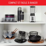 Blender Pulseo LM17GD, 400 W, 4 blad, 700 Ml, Bärbar behållare 600 Ml Kitchen Naty Shop