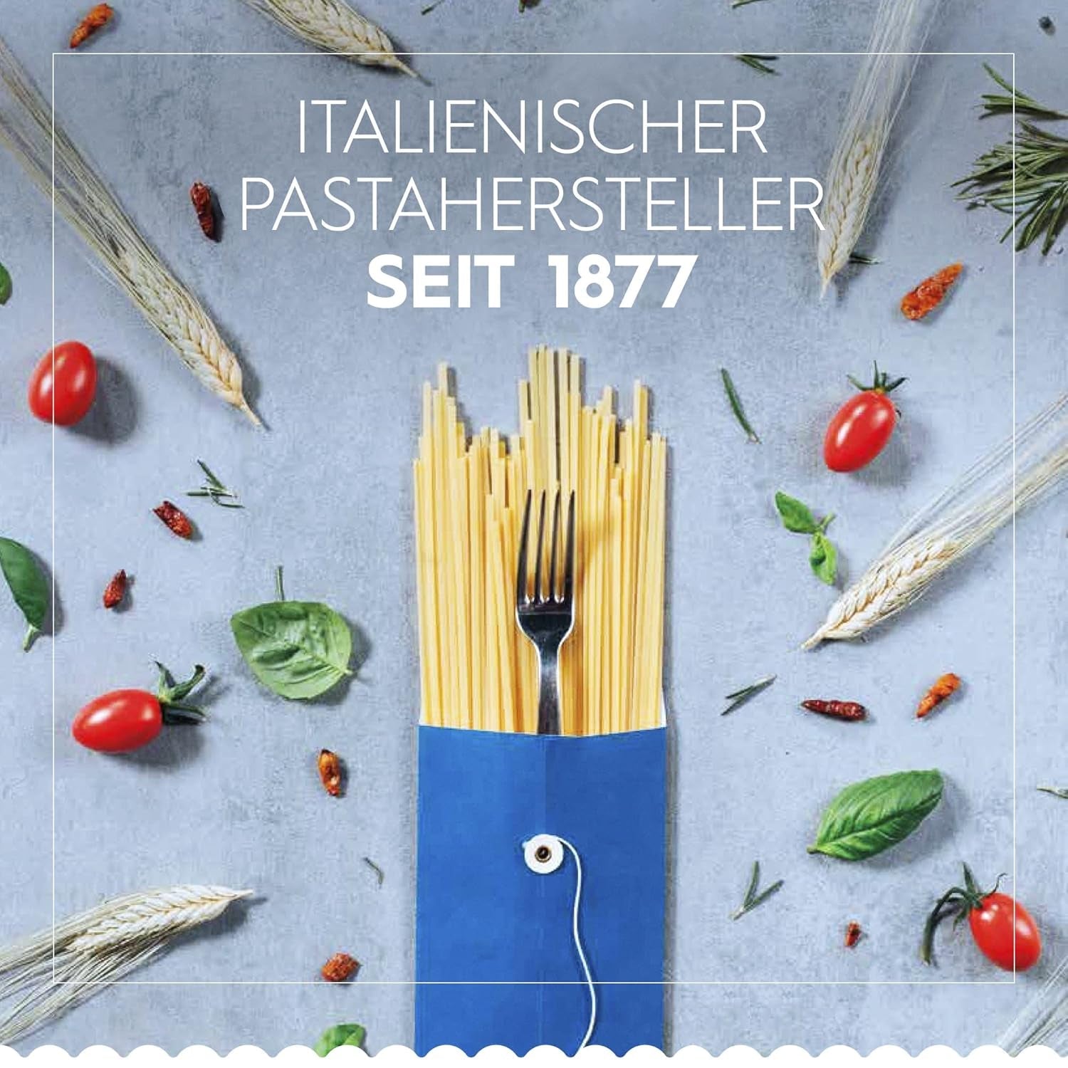 Barilla Pasta Klassische Spaghetti n.5 av högkvalitativ Hartweizen immer al dente, (1 x 500 g), smaklös
