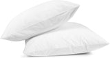 HOMLA Toby fyllande kuddset om 2, 45X45Cm, vit, premium polyester, formstabil och lättskött Naty Shop standardkuddar