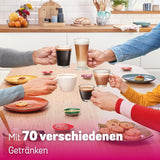 Bosch Tassimo Happy Friendly TAS107E Kapselespressomaskin, 70+ drycker, Lämplig för alla koppar, Auto-Stop, Hållbar, Perfekt Dosering, Platssparande, 1400W, Kräm/svart