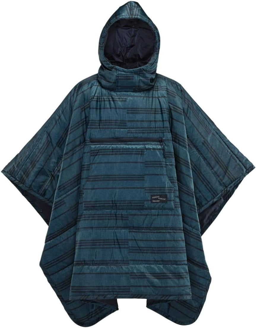 Therm-A-Rest Unisex Honcho Poncho Bärbar Huvfilt Bärbar Huvfilt Sängar och filtar Therm-a-Rest Blå Standardstorlek