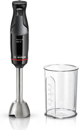 Bosch Stativblandare Ergomaster Serie 4, 1000 Watt, Edelstahl-Mixstab, Zerkleinerer, Mix-/Messbecher, Schwarz Kitchen Naty Shop Ergomaster Serie 4