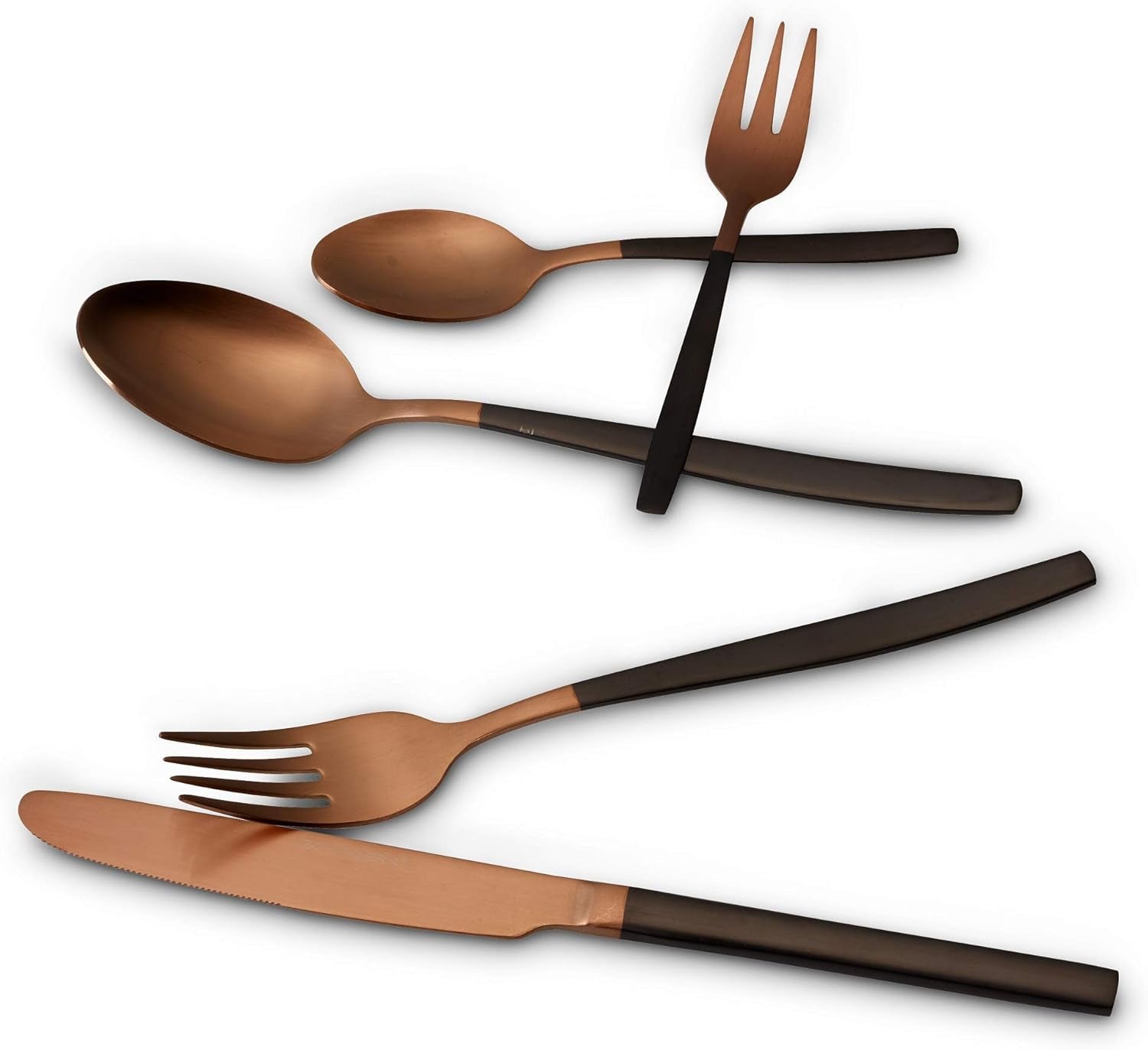 Bestickset Echtwerk Positano Due-Bronze, Black Edition, 20 stycken, 4 personer Kitchen Naty Shop