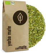 BIO Yerba Mate Tea 1 kg ● Original ● Moget ● Orostad ● Lufttorkad ● Rökfri ● Plastfri ● Fair Trade ● Mate-teer från mateblad, matebitar och matebladspulver ● DE-ÖKO-006