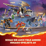 LEGO NINJAGO Egalt Dragon Master, Ninja Set med Dragon Toy och 5 figurer inklusive Lloyd och NYA, Dragon Master, present till pojkar och flickor från 8 år 71809 Byggset Beuche den LEGO-Store