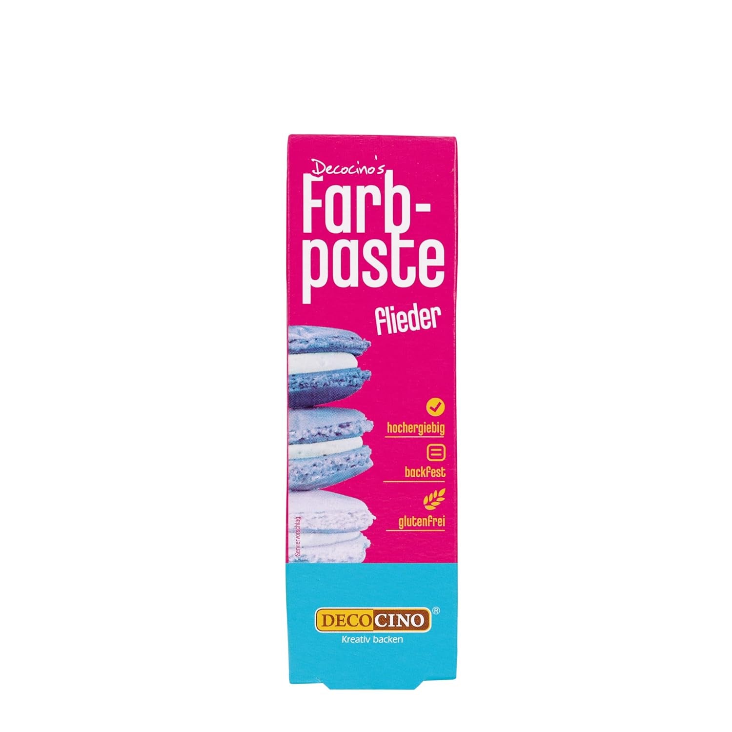 DECOCINO rosa färgpasta - 20 g - Livsmedelsfärg, perfekt för att färga tårtor, fondant och krämer - Fri från azofettsyror och gluten