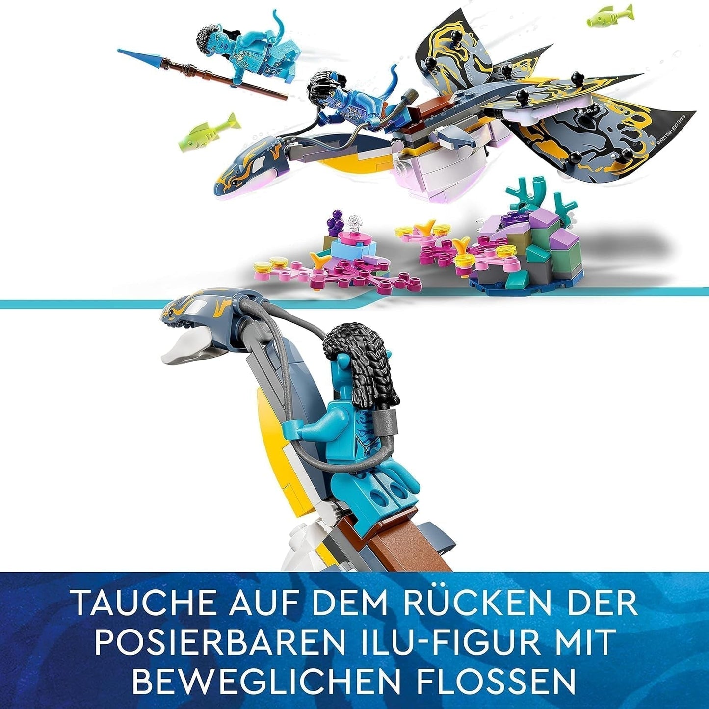 LEGO Avatar Upptäckten av Ilu Water Path Byggleksak med undervattensfigur Pandora Collection Set för barn och filmfans 8 år och uppåt 75575 Byggset Besuche den LEGO-Store