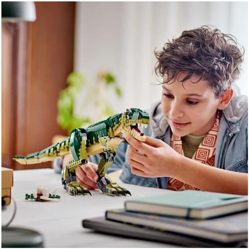 LEGO Creator T.Rex, Dino 3-i-1 Transformable Triceratops eller Pterodactyl, Mobil dinosauriemodell för barn, present till pojkar och flickor 31151 Byggset Besuche den LEGO-Store