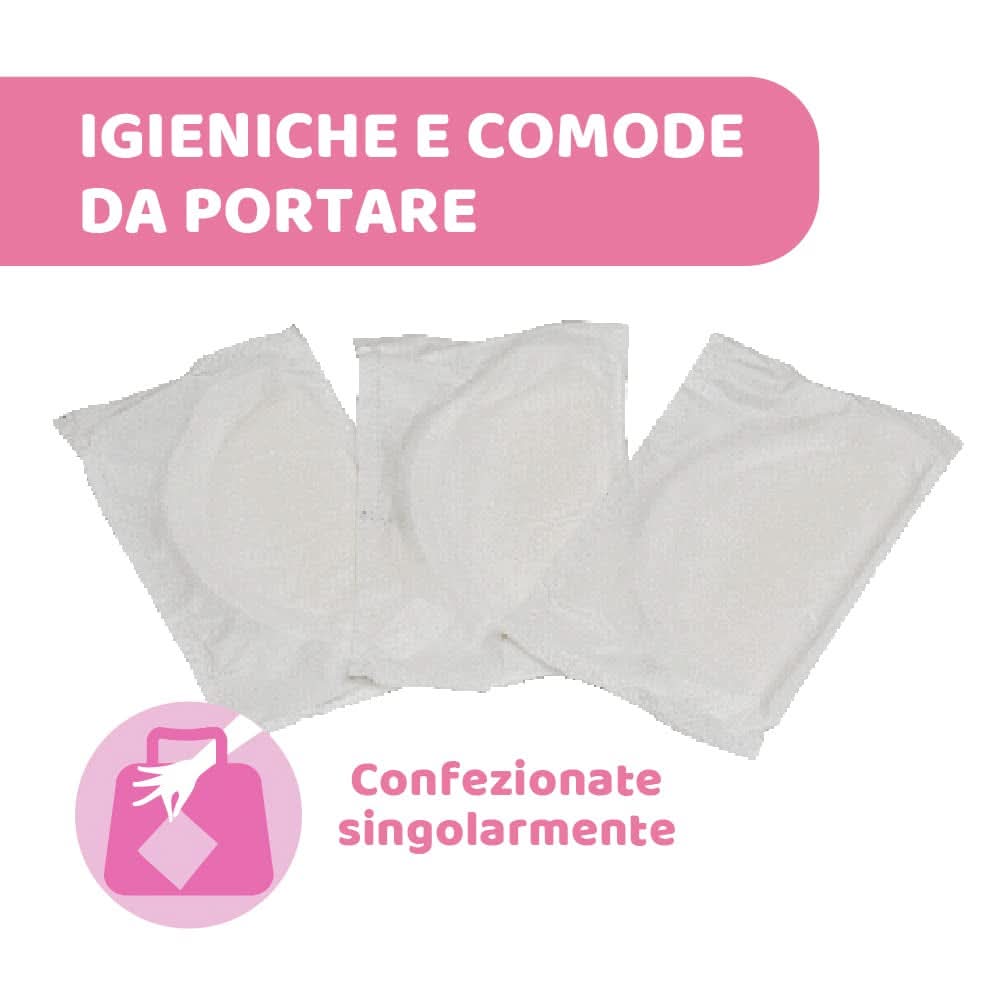 Chicco Acterielle Natural Feeling amningsskydd, 30 st Mat- och amningstillbehör Bebe Naty Shop