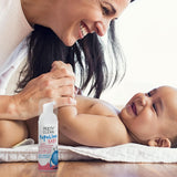 PopoLino Baby mjukt bottenskum istället för våta babyservetter. Veganskt och naturligt kosmetiskt rengöringsskum! Bottenskum med aloe vera, trollhassel, bergamott och vitamin E. Gör bottnar och miljön glad.