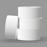 Toalettpapper Renova Jumbo BLK, 12 rullar vid 170 M, vitt papper, 2 lager