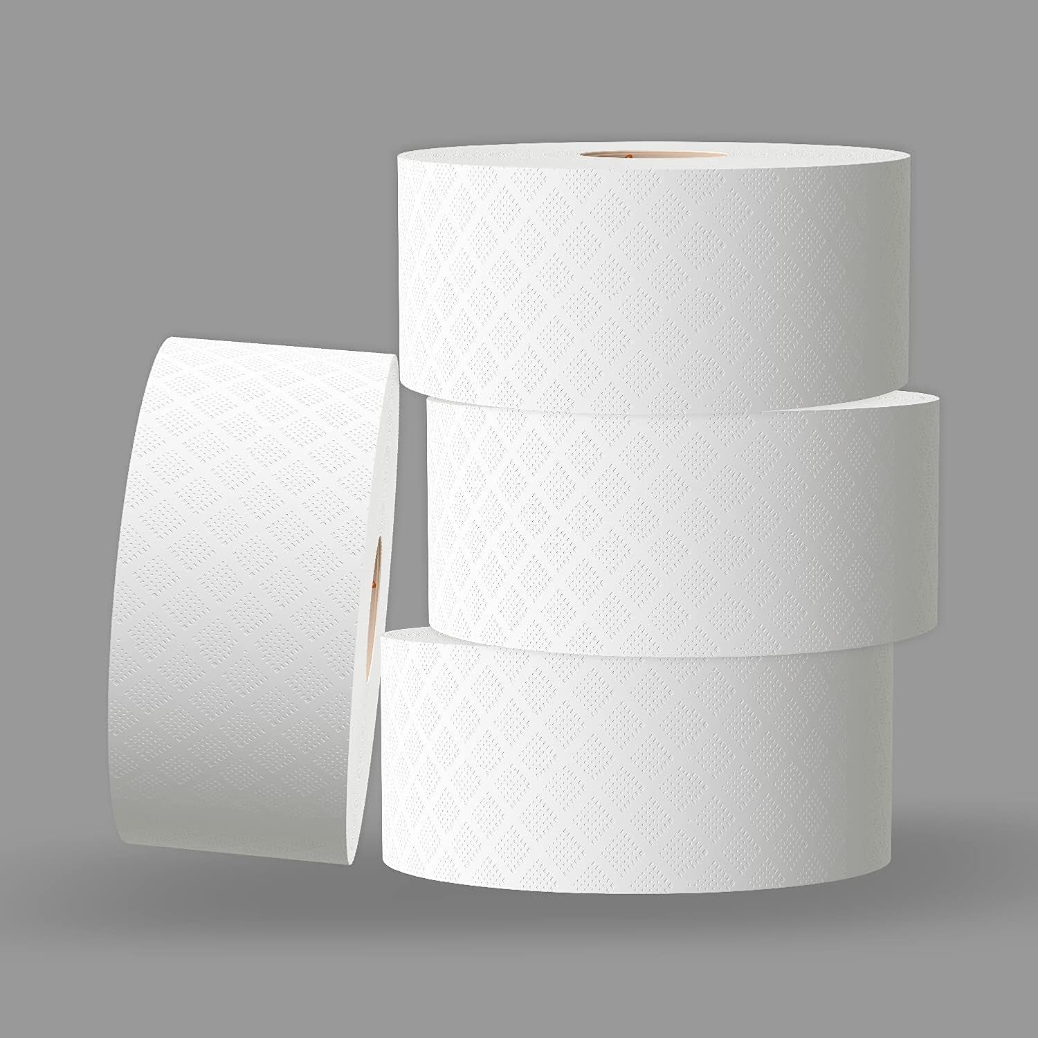 Toalettpapper Renova Jumbo BLK, 12 rullar vid 170 M, vitt papper, 2 lager