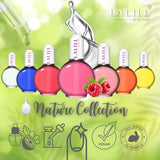 LALILL Nagelbandsolja 75Ml - Himbeere Nagelpflegeöl - Nagelöl Pflege Für Nägel Nagelhaut - SPA Maniküre Nageldesign Hände - Vegansk - Med pipett