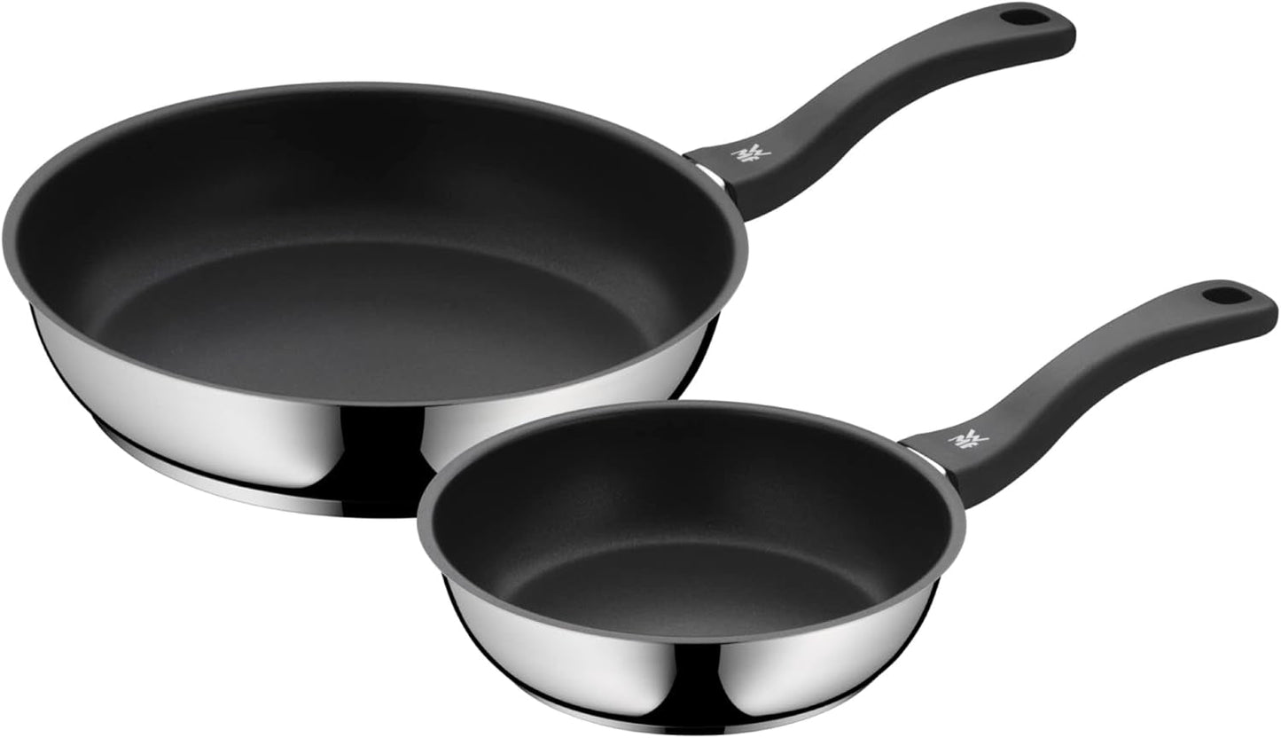WMF Devil, induktion, Cromargan-belagt rostfritt stål, plasthandtag Grytor och stekpannor Naty Shop 28 Cm + 2 Cm