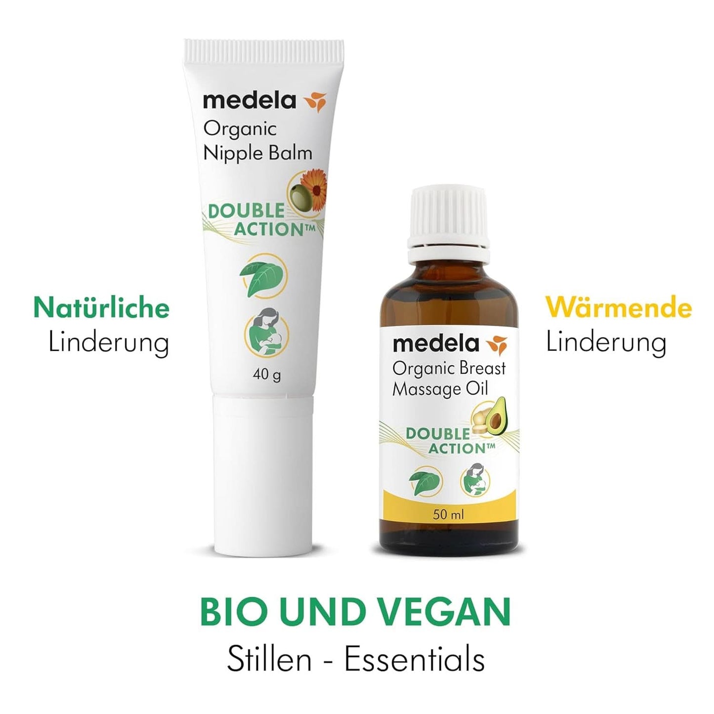 Medela Bio-Brustwarzenbalsm – Beruhigend Und Pflegend Für Stillende Mütter – Hergestellt Aus Naturichen, Sicheren Inhaltsstoffen – Linderung Bei Beanspruchten Brustwarzen – Postpartum Essentials 40 G Tillbehör Mat och amning Baby Naty Shop