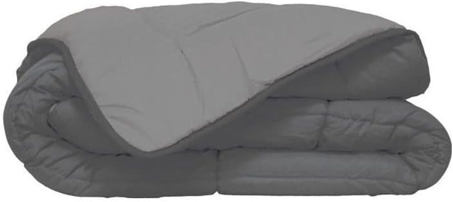 Poyet Motte Calgary Påslakan Polyester Stål/Silver, Polyester, Stål/Silver, 220X160X1 Cm Täcken och täcken Naty Shop 240X220X1 Cm