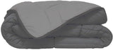 Poyet Motte Calgary Påslakan Polyester Stål/Silver, Polyester, Stål/Silver, 220X160X1 Cm Täcken och täcken Naty Shop 240X220X1 Cm