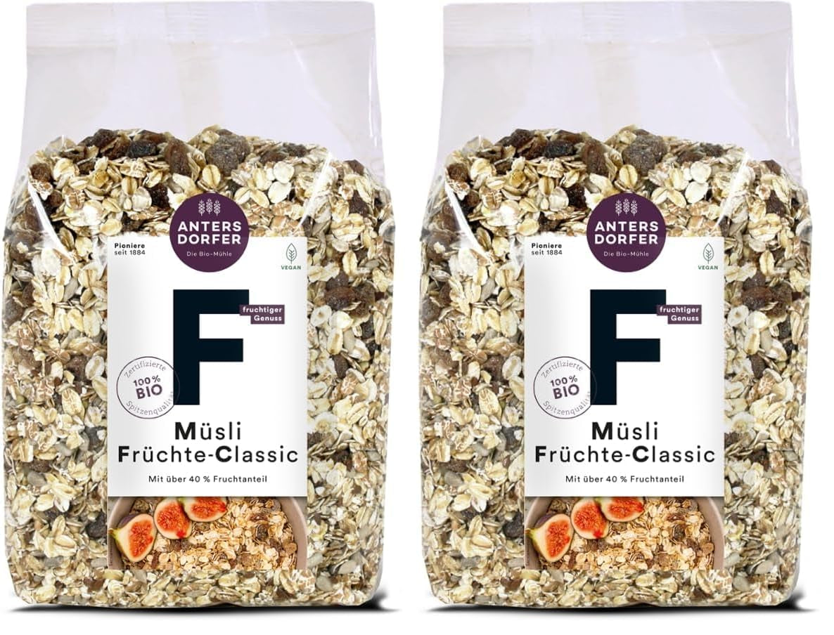 Klassisk müsli med frukt, 1 kg