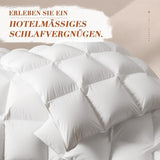 Duntäcke 135X200 All Seasons 100% Bomull 4 Seasons Duntäcke 135X200 Med Gåsdun Och Fjädrar Hög Fluffig 3D Baffelbox Medelvärme Täcken & täcken Naty Shop