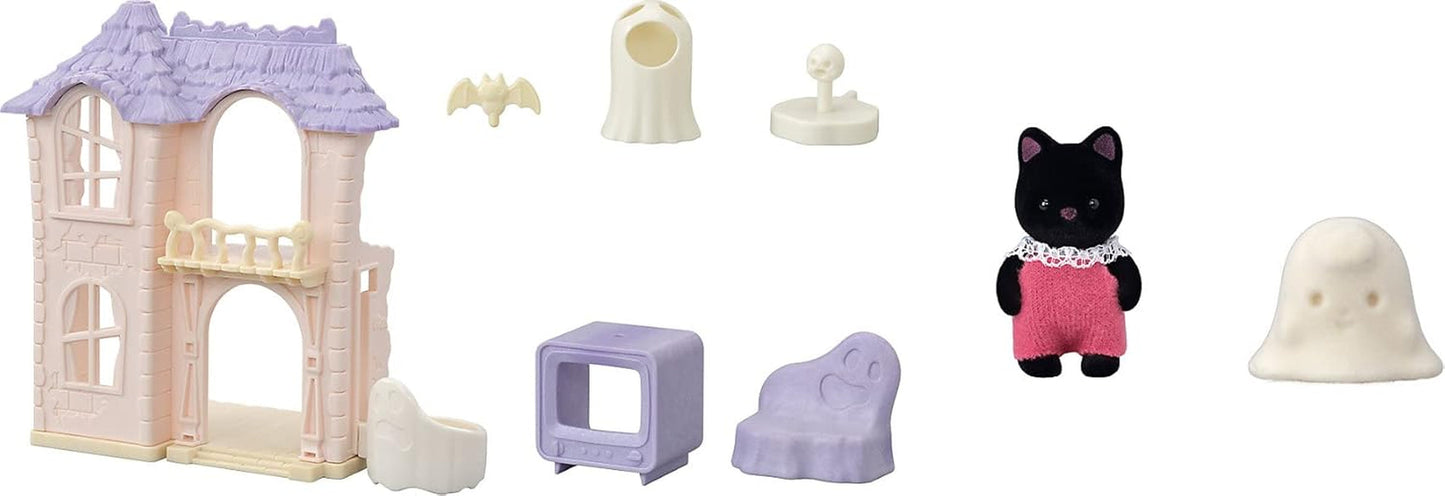 Sylvanian Families 5542 Spooky Haunted House - Dollhouse Playset Dollhouses Naty Shop